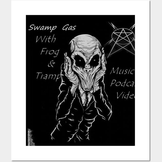 Swamp Gas Logo T-Shirt Wall Art by wisefrog